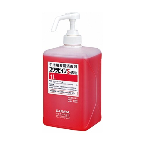 スクラビインS4%液1Lポンプ付 1ケー
