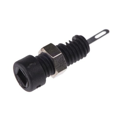 バナナソケット, メス, 黒,2mm 9
