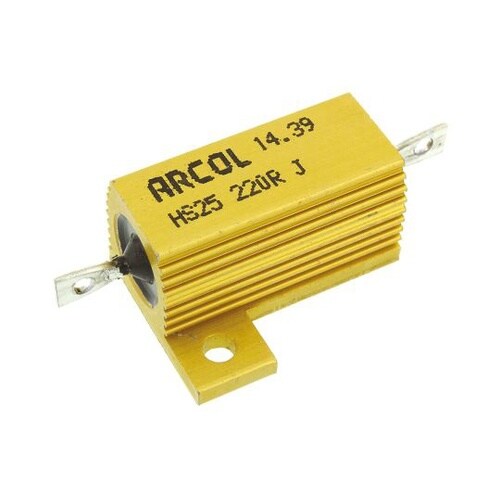 HS25220RJ メタルクラッド抵抗器