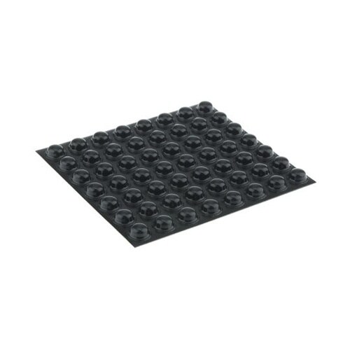 ゴム足 半球形 黒 高さ 5mm 1袋(