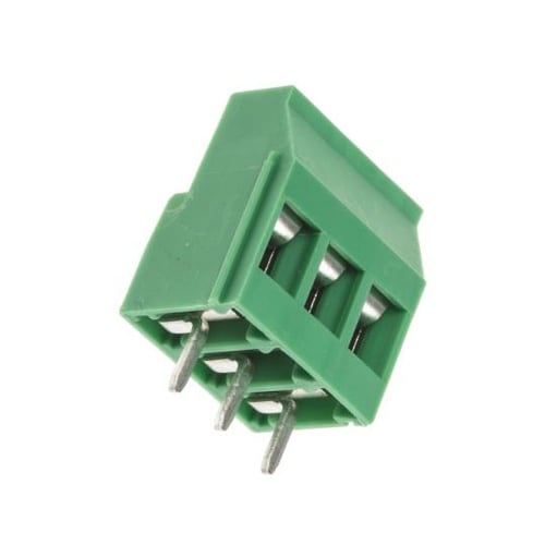 中継用端子台 3極 5.08mm ピッチ