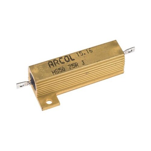 HS50 75R Jメタルクラッド抵抗器