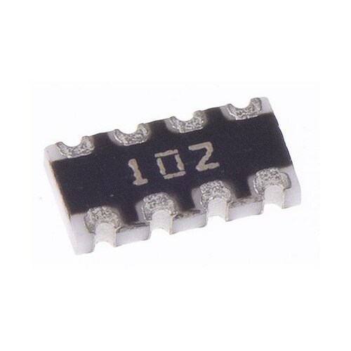 チップアレイ抵抗器 1kΩ 0.25W