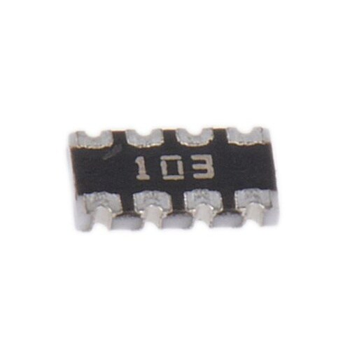 チップアレイ抵抗器 10kΩ 0.25W