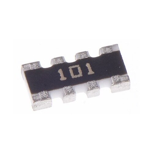 チップアレイ抵抗器 100Ω 0.25W