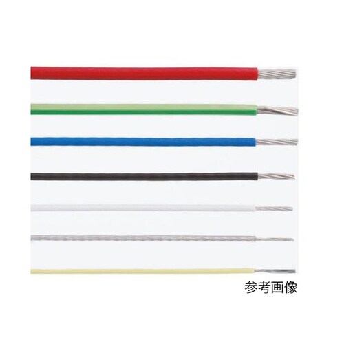 フッ素樹脂ケーブル 赤 24 AWG 1