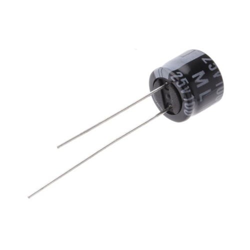 アルミ電解コンデンサ 100μF 25V