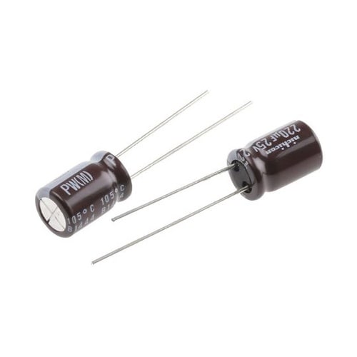 アルミ電解コンデンサ 220μF 25V