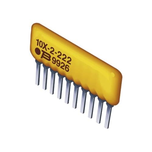 リード線形アレイ抵抗器 10kΩ 1.3