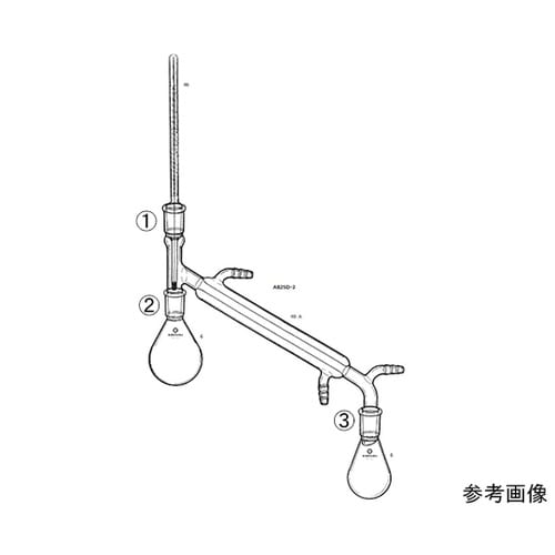 AB25D−2−1 リービッヒ蒸留装置