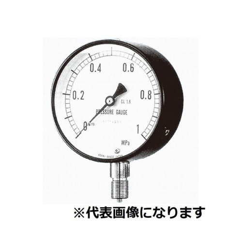 ブルドン管圧力計 A形 圧力範囲(MPA