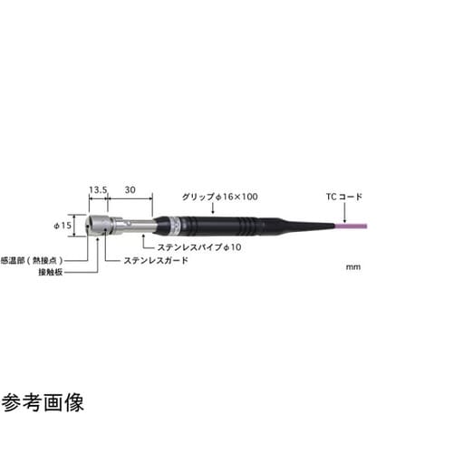 静止表面用温度センサ接触サポートタイプ