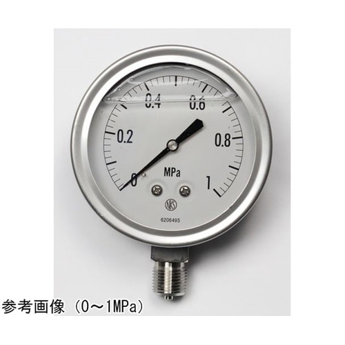 グリセリン入圧力計(100Φ) 1MPa