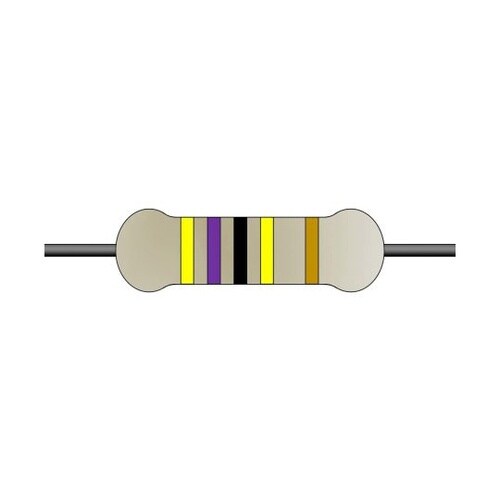 金属皮膜固定抵抗器 0.6W 47Ω ±