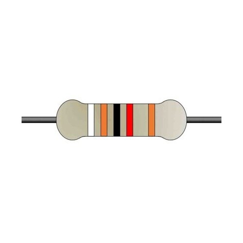 金属皮膜固定抵抗器 0.5W 91kΩ