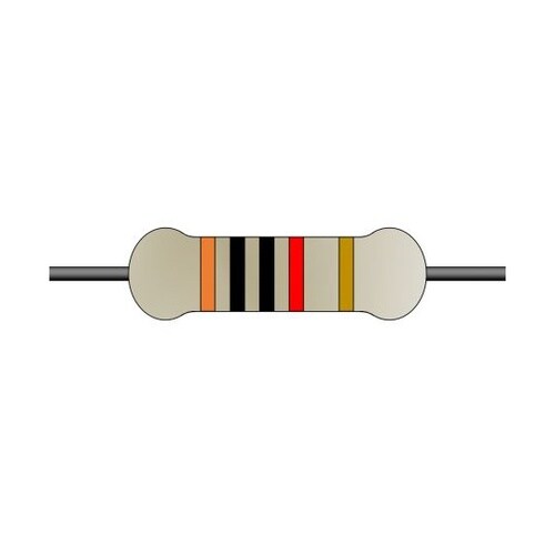 炭素皮膜抵抗器 1/4W 10kΩ 5%