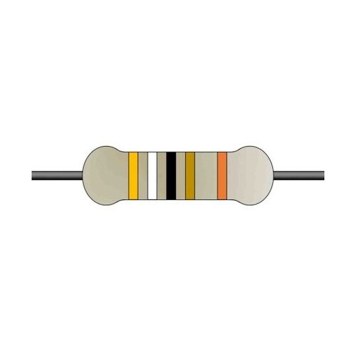 金属皮膜固定抵抗器 0.5W 39Ω ±