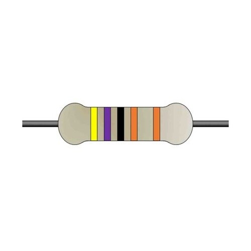 金属皮膜固定抵抗器 0.25W 4.7k