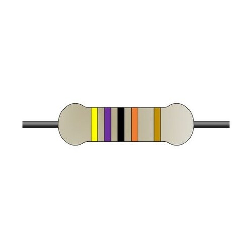 炭素皮膜抵抗器 1/4W 4.7kΩ 5