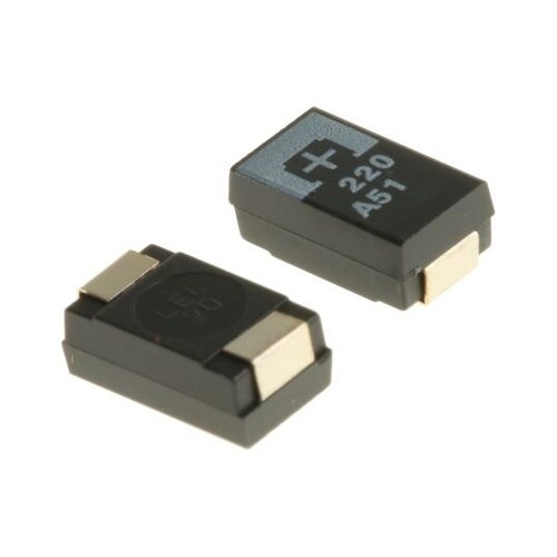 タンタルコンデンサ 220μF 10V