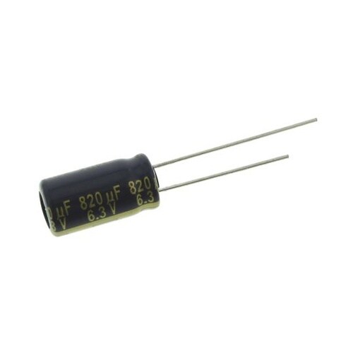 コンデンサ 820μF 6.3V dc