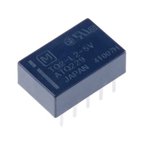 ラッチングリレー DPDT 5V dc