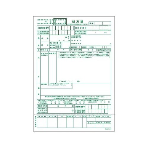 処方箋 B5 55kg k−006 50
