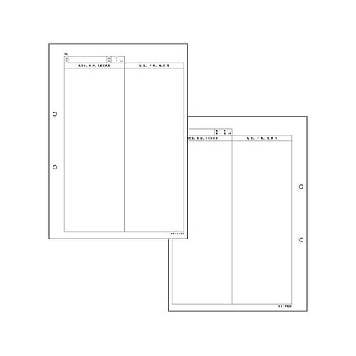カルテ2号 A4 SK−402Y 穴あき