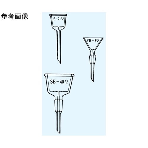 桐山ロート TS摺部足摺なし 目皿径8