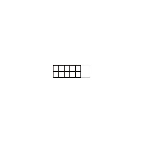 10分画 スライドグラス 53100
