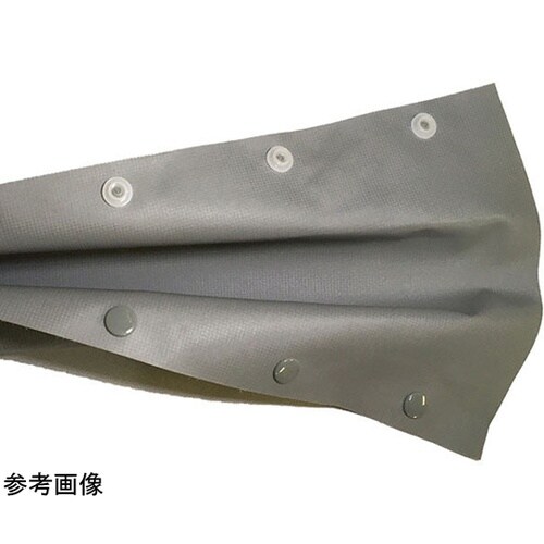 ホックボタンチューブ 両面灰色タイプ【H