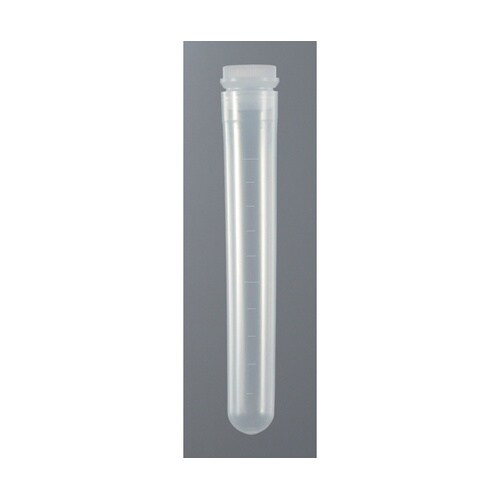 丸底試験管 10mL キャップ付 未滅菌