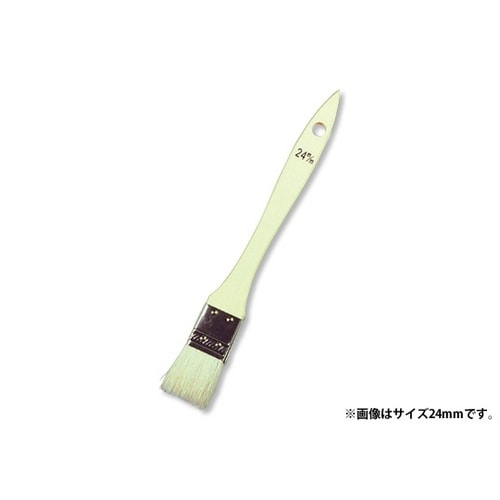 白ラック刷毛(白毛金巻)15mm 24本