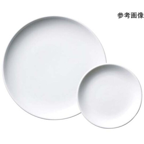 シノワ白磁 丸皿 17cm 0402−0