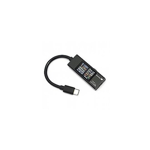 〔USB−C〕電圧・電流チェッカー ブラ