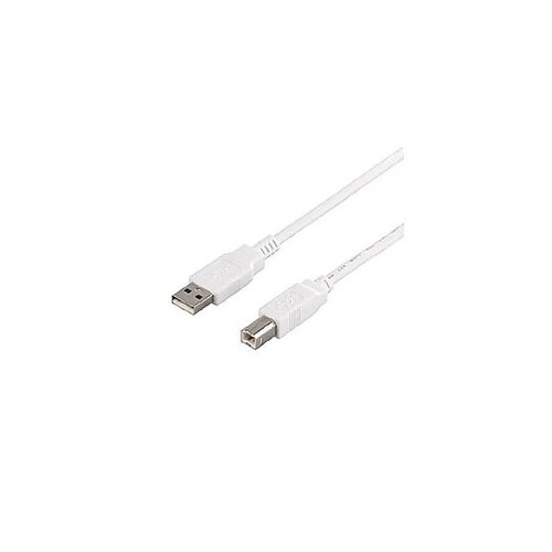 USB2.0ケーブル(A to B)ホワ