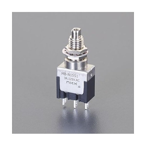 125V/3A 押しボタンスイッチ(単極