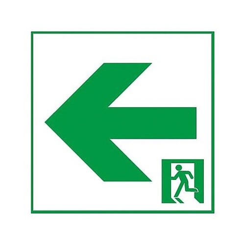 LED誘導灯用表示板(通路/左向矢印/C