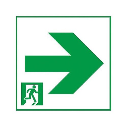 LED誘導灯用表示板(通路/右向矢印/C