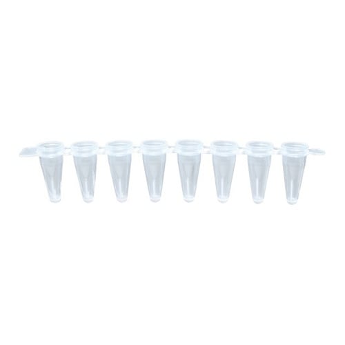 0.1mL 8連PCRチューブ+8連フラ