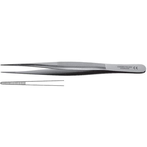先細無鈎ピンセット 直型 110mm A