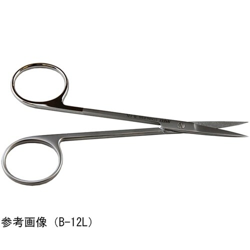 左利き用小直剪刀 両鋭 110mm LB