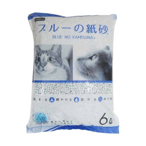 ペットプロ ブルーの紙砂 6L