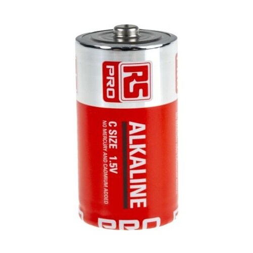 単2電池 RS PRO アルカリ電池,公
