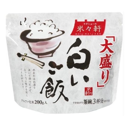 米々軒 白いご飯 大盛り 単品