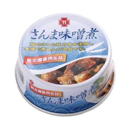 防災備蓄用7年保存缶詰 単品 さんま味噌