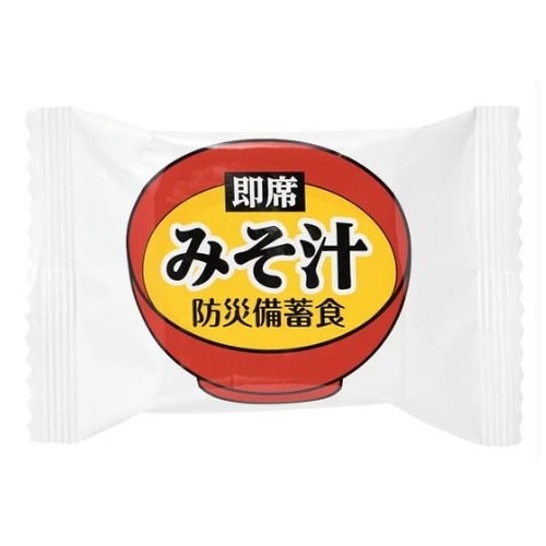 防災備蓄食 単品(20食入)みそ汁