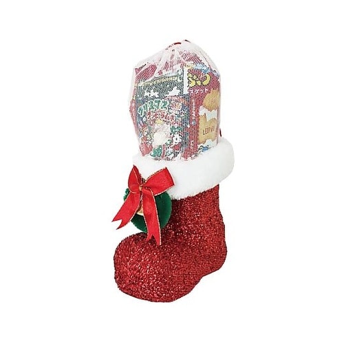 クリスマス・ラメブーツ(中)お菓子入り