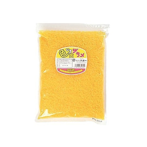 わた菓子用ザラメ「色いろザラメ」黄 1k