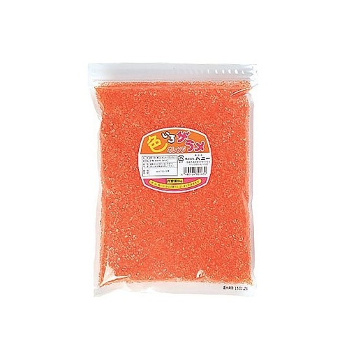 わた菓子用ザラメ「色いろザラメ」オレンジ